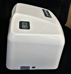 NEW FastDry HK1800PA 220V Automatic Hand Dryer White Plastic Cover In Open Box