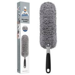 Mr.Siga Lint Microfiber Duster Washable Duster For Household Cleaning Gray