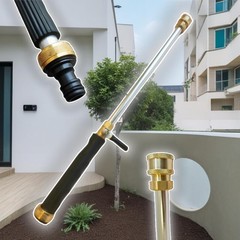 Upgraded Pressure Washer Wand, Brass Water Jet 2.5 x 17 x 1.5 inches, Black