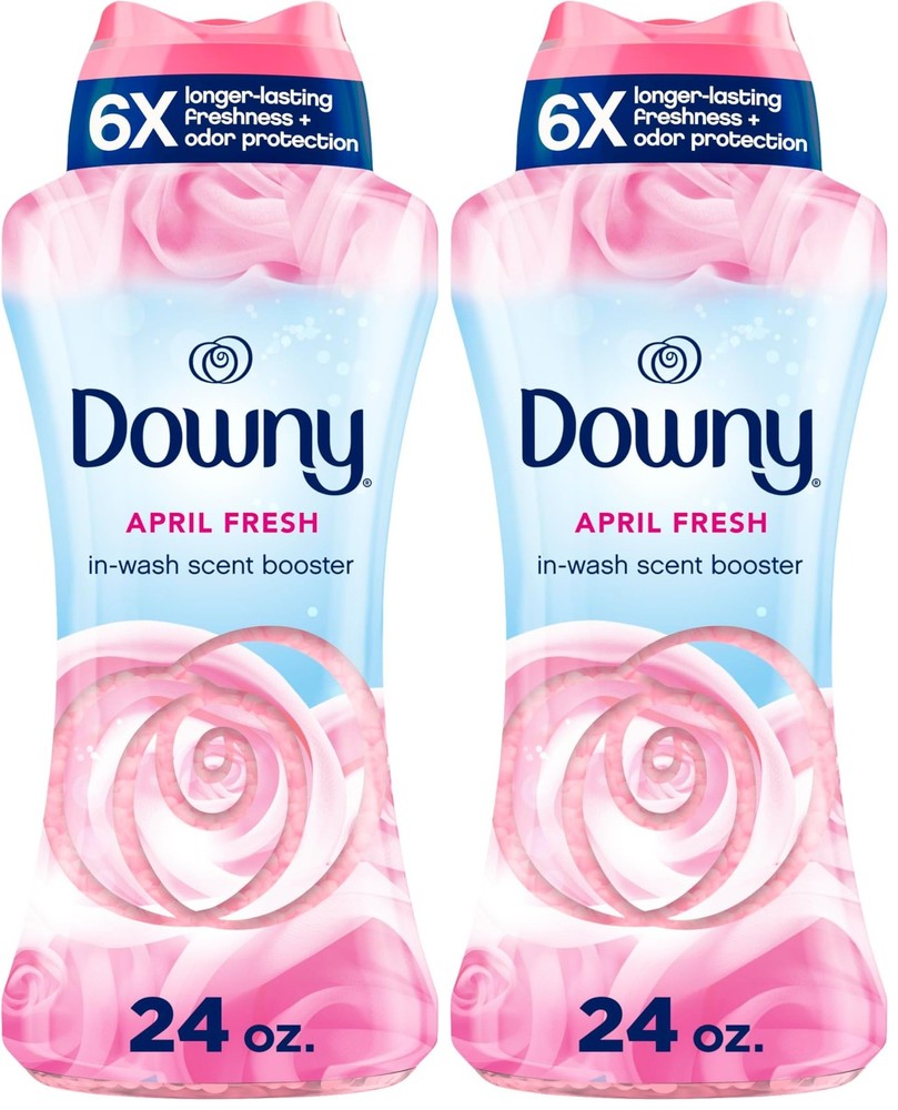 Downy April Fresh In-Wash Laundry Scent Booster Beads,24 24 Ounce (Pack of 2)