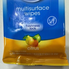NEW 2X Pledge Expert Care Lemon/Orange Furniture Polish Wipes 24ct/25PKS
