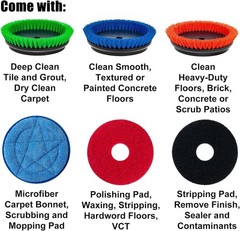 HHQ Commercial Floor Scrubber 13 Orbital Cleaner Buffer Polisher