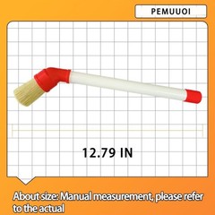 Lube Brush Applicator Swab (4-Pack), 11″ Plastic Handle and 45° Angled Design f