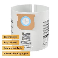 For Shop Vac Bags 15-22 Gallon, ALYYDBG Type G 90663 Multicolor
