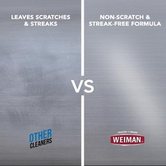 Weiman Stainless Steel Cleaner, 30 30 Count (Pack of 1), stainless steel