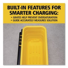 Rubbermaid Commercial HYGEN Q95088YW 6.8 gal. Charging Bucket – Yellow New
