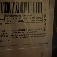 DYSON AIRBLADE HU02 HAND DRYER NICKEL AB12 120v CA shipping Brand New NOT OPEN