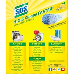 S.O.S Steel Wool Soap Pads, Lemon Fresh, 10 Count 10