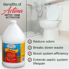 Medina Actina Septic Tank Treatment Natural Biological Enzyme Liquid For Waste