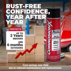 CorrosionX Rust Inhibitor 16oz Aerosol – Dielectric Protection for Marine,