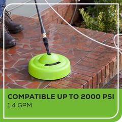 Greenworks 11″ Surface Cleaner Universal Pressure Washer Attachment