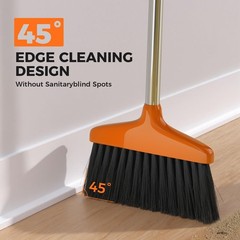 Nodirz Handy Broom Indoor/Outdoor Brooms Duty Kitchen Broom For Home Garage