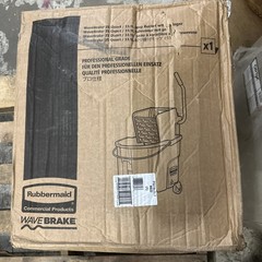 Rubbermaid FG758888RED 35 qt Red Wave Brake® Mop Bucket and Wringer NIB
