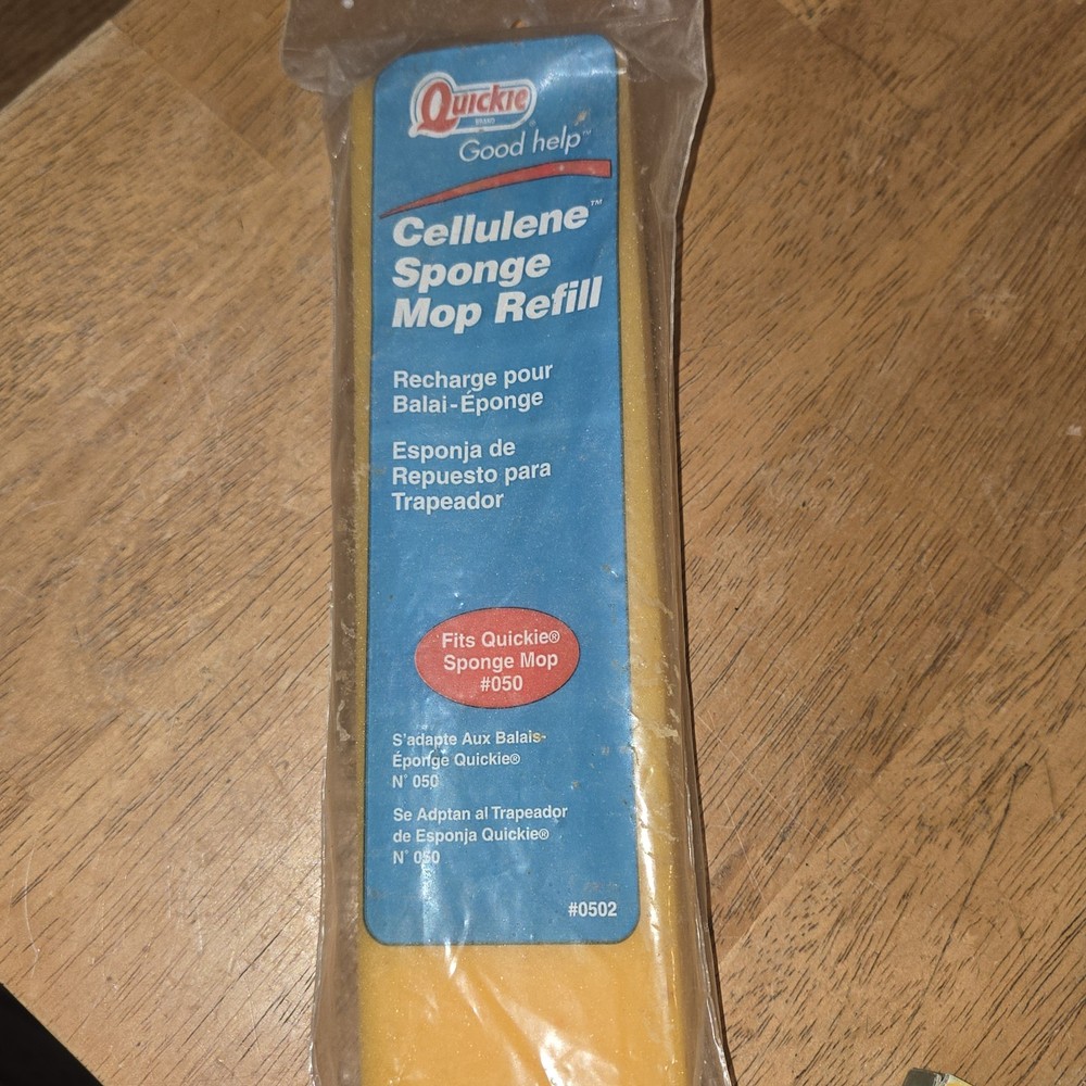 Sponge Mop Head Quickie 0502 Cellulene Poly Sponge For Model 050 Sponge Mop