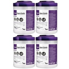 PDI Super Sani-Cloth Germicidal Disposable Wipe (4 TUBS/640WIPES)