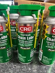 CRC 03055 Food Grade Chain Lube 12oz Spray NSF H1 Lot of 7 Perma-Lock Spray Head