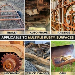 2 in 1 Ultra Rust Converter, 35 oz Car Heat-Stable Rust Conversion Paint With…