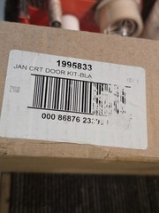 Rubbermaid 1995833 Janitorial Cleaning Cart Locking Door, For 9T79, 9T72 Black