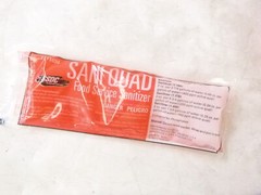 Case of 125 2oz. Individual Packets of Super San Quad Food Service Sanitizer