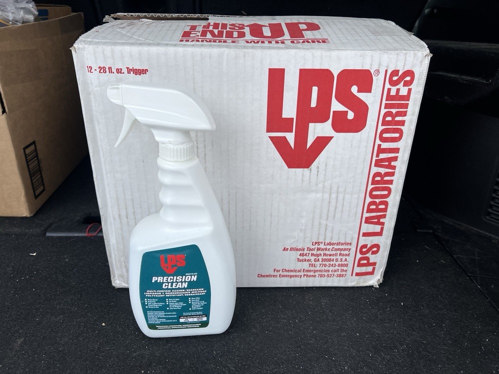 New Case Of 12 LPS Precision Clean Multi Purpose Cleaner/Degreaser 28 Fl Oz