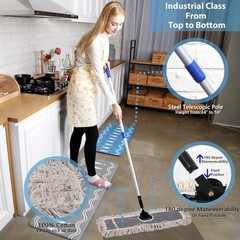 2 Pack of 24 Cotton Refills for Industrial Class Floor 1 Count (Pack 2)