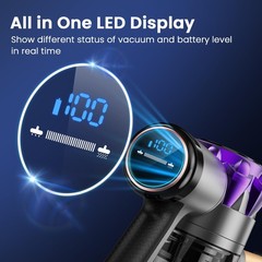 Uml0 S3P Cordless Vacuum Cleaner 45Kpa Powerful Suction Vacuum Cleaners For