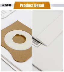 For Ridgid Shop Vac bags 6-9 Gallon, ALYYDBG 5 Pack Size B VF3503