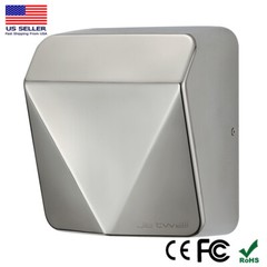 JETWELL Upgrade HEPA Filter HighSpeed Commercial Stainless Steel Auto Hand Dryer