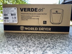World Dryer Verde-dri model Q-962A2 Graphite, Aluminum