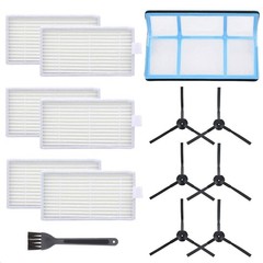 Mochenli Vacuum Filter Kit Replacement for Robotic ILIFE White Black