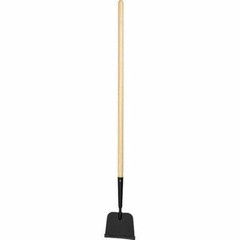 PRO SOURCE Sidewalk/Ice Scraper: 48″ Wood Handle, 7″ Wide x 4″ High Steel Blade