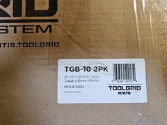 (QTY 2) TOOL GRID TGB-10 Board for MotionLatch Drawer, 24 1/2″ x 22 3/16″ Black