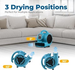 P-80 Mini Utility 600 CFM Centrifugal Air Mover