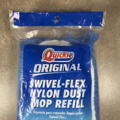 Quickie Swivel Flex Nylon Dust Mop Refill For Quickie #065 New Sealed #0654