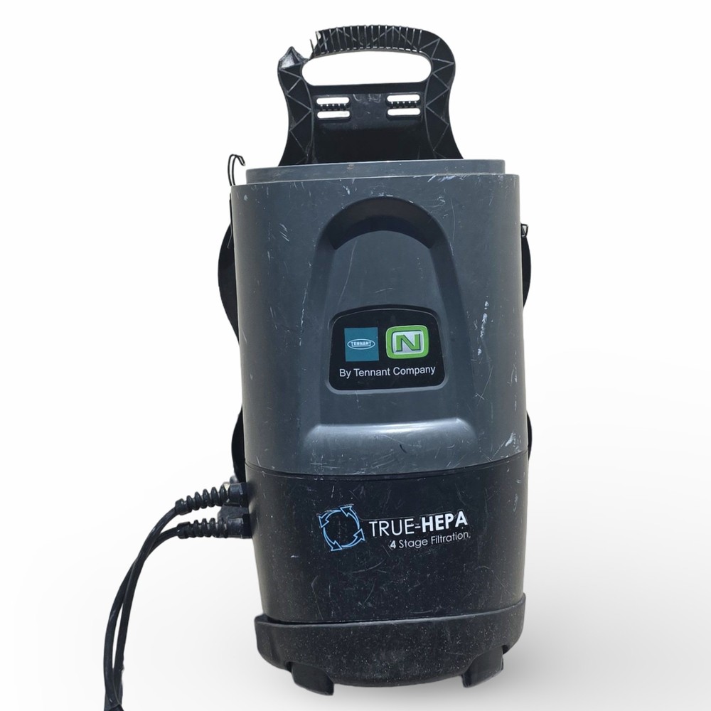 Tennant V-BP-6 Commercial Backpack Vacuum TRUE HEPA w/ Hose NO HARNESS
