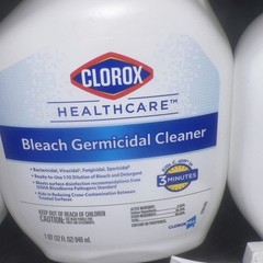 Clorox Healthcare Bleach Germicidal Cleaner 32 Ounce Spray Bottle Pack of 3 2/25