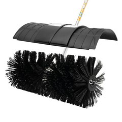 52CC Handheld Sweeper Broom Gas Power Driveway Turf Artificial Grass Snow Clean