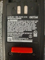 HOOVER COMMERCIAL HVRPWR GENUINE 40V MAX 6.0AH LITHIUM LI-ION BATTERY CH27260