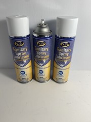 Zep NSF Food Grade Spray Lubricant Water Repellent Protectant 16oz Lot 3