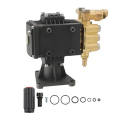 Pressure Washer Pump 4000PSI 4GPM 1.0″ Horizontal Triplex Shaft Water Pump