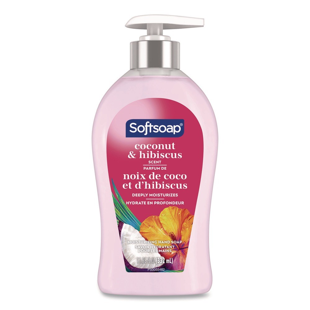 Softsoap US07157A 11.25 oz Liquid Hand Soap Pumps – Coconut and Hibiscus New