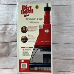 NEW Dirt Devil Broom Vac Lightweight Vacuum BD20005RED