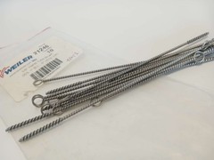 WEILER 21246 1″ Long x 1/8″ Dia Steel Hand Tube Brush Single Spiral, 6″ OAL,