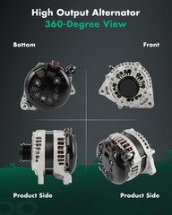 Alternator for F-150 2017-2020 2.7L 3.5L 2018-2020 3.3L 12V 220A HL3T-10300-BA