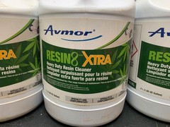 Lot (3) Gallon Avmor RESIN8 XTRA Heavy Duty Resin Cleaner