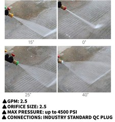 Pressure Washer Tips Power 5pcs – Regular – 2.5 Orifice, 5 nozzles