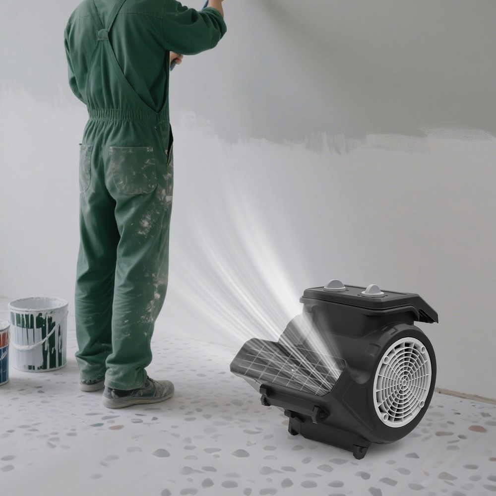 250W Floor Dryer with Cord 3 Speeds Floor Drying Fan, Portable Floor Blower Fan