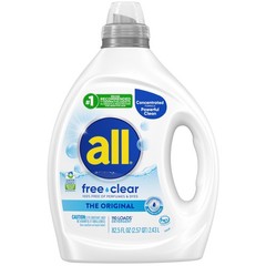 all free clear, Original, Liquid Laundry Detergent for Sensitive Skin,…