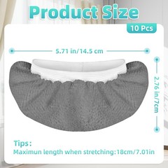 10 Pack Microfiber Cloth for Handheld Steam Shot, Cleaner 10 Grey