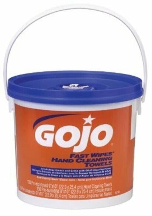 GOJO 6298-04 Fast Towels Fresh Citrus Scent Heavy Duty 130 Count